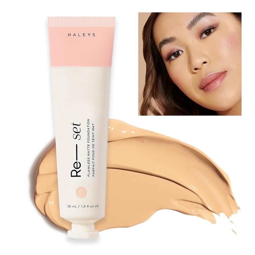 HALEYS Re-set Full Coverage Matte Foundation – Shade 2.5